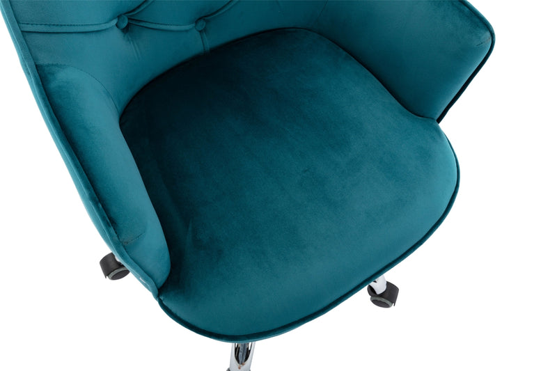 Adjustable Swivel Home Office Desk Chair - Lake Blue