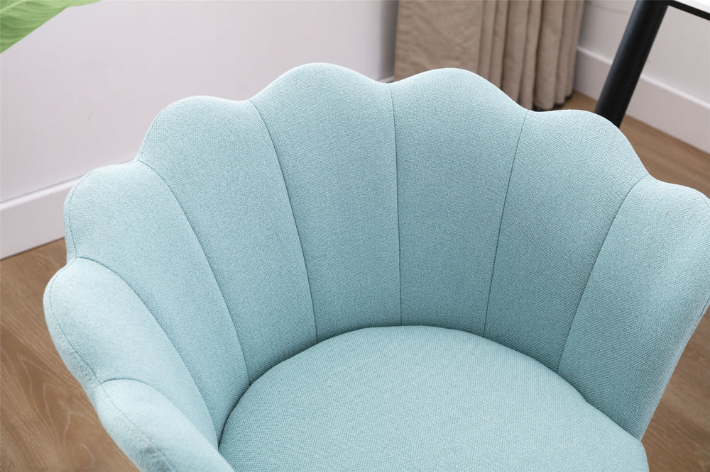 Swivel Shell Chair for Home Office and Vanity - Mint Green – EnvelorHome
