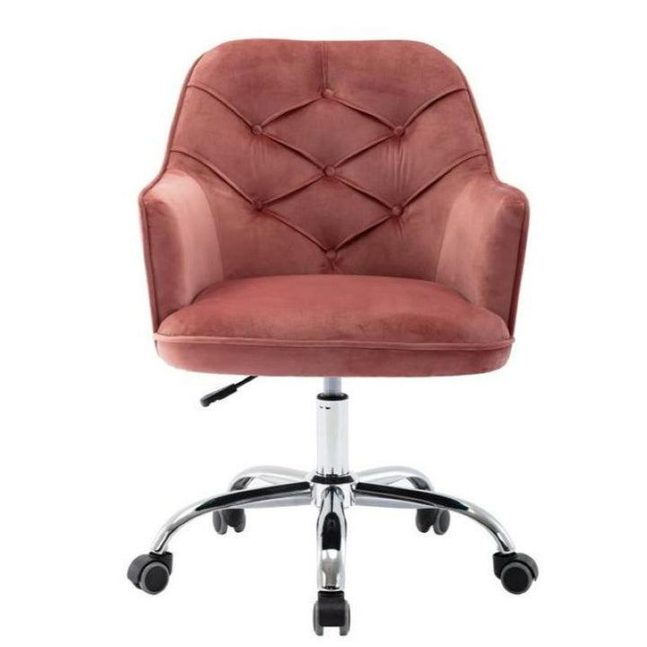 Adjustable Swivel Home Office Desk Chair - Bean Red