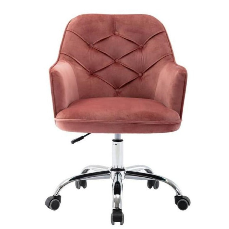 Adjustable Swivel Home Office Desk Chair - Bean Red