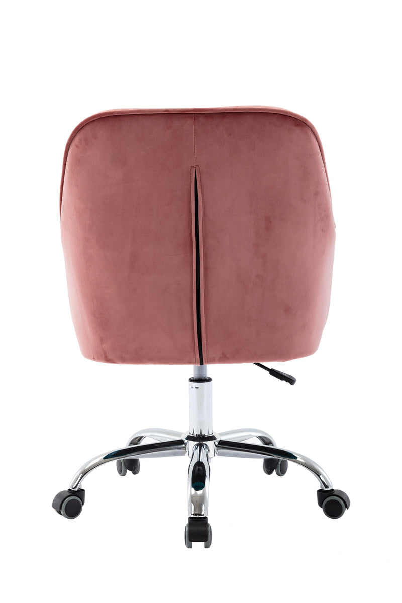 Adjustable Swivel Home Office Desk Chair - Bean Red