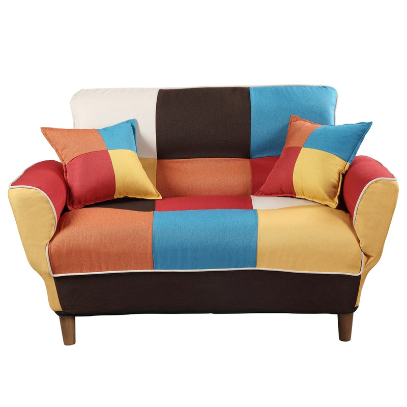 Convertible Futon Sofa Bed Recliner Couch - Multicolor