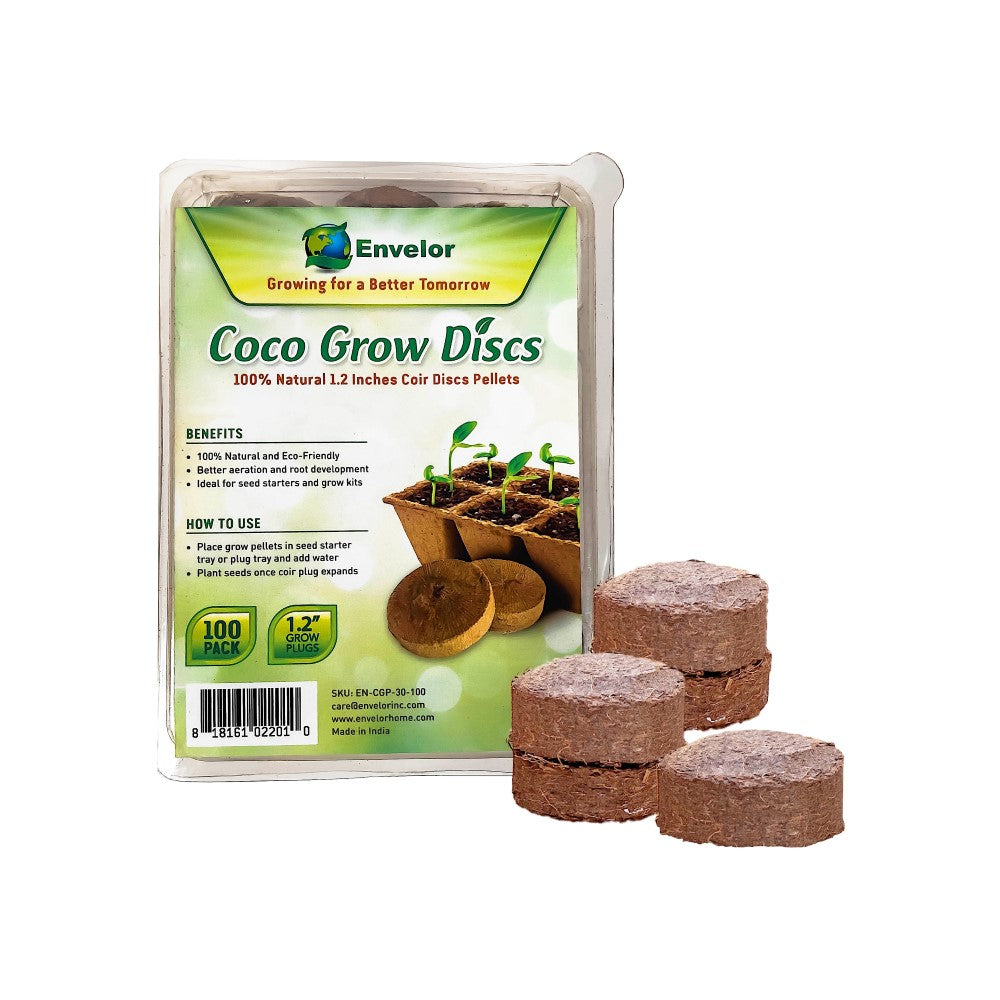 Coco Coir Grow Disc | Coco Coir | Coco Coir Bricks – EnvelorHome