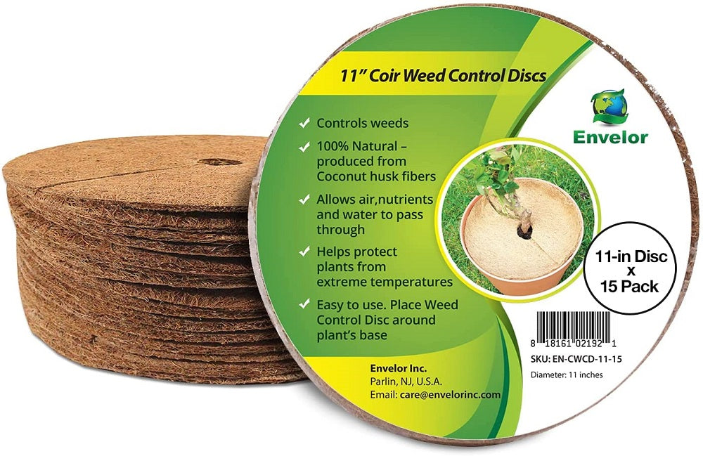 11 Inches Weed Control Discs Coco Tree Rings