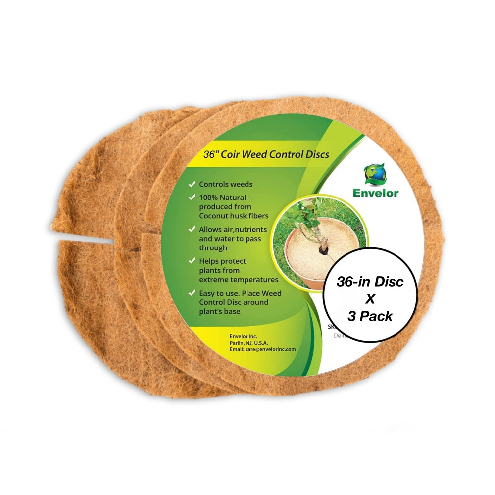 36 Inches Weed Control Discs Coco Tree Rings