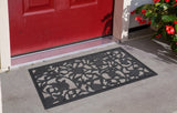 Tulips Iron Rubber Welcome Doormat