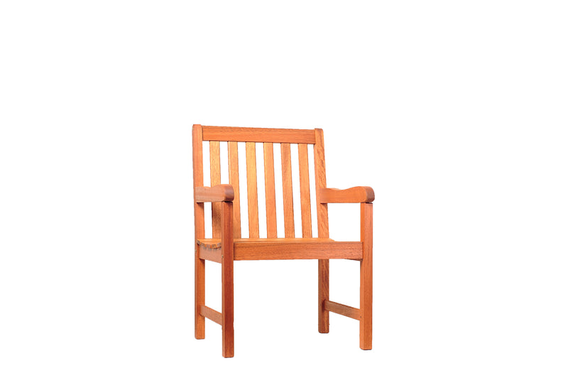 Milano 5 Piece Eucalyptus Patio Conversation Set