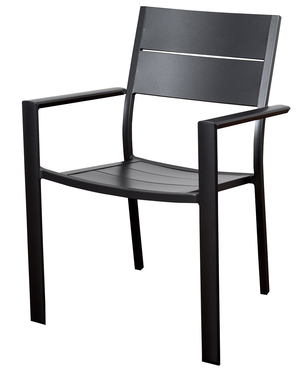 Koningsdam 4 Piece Aluminum Patio Chair Dining Armchair Set