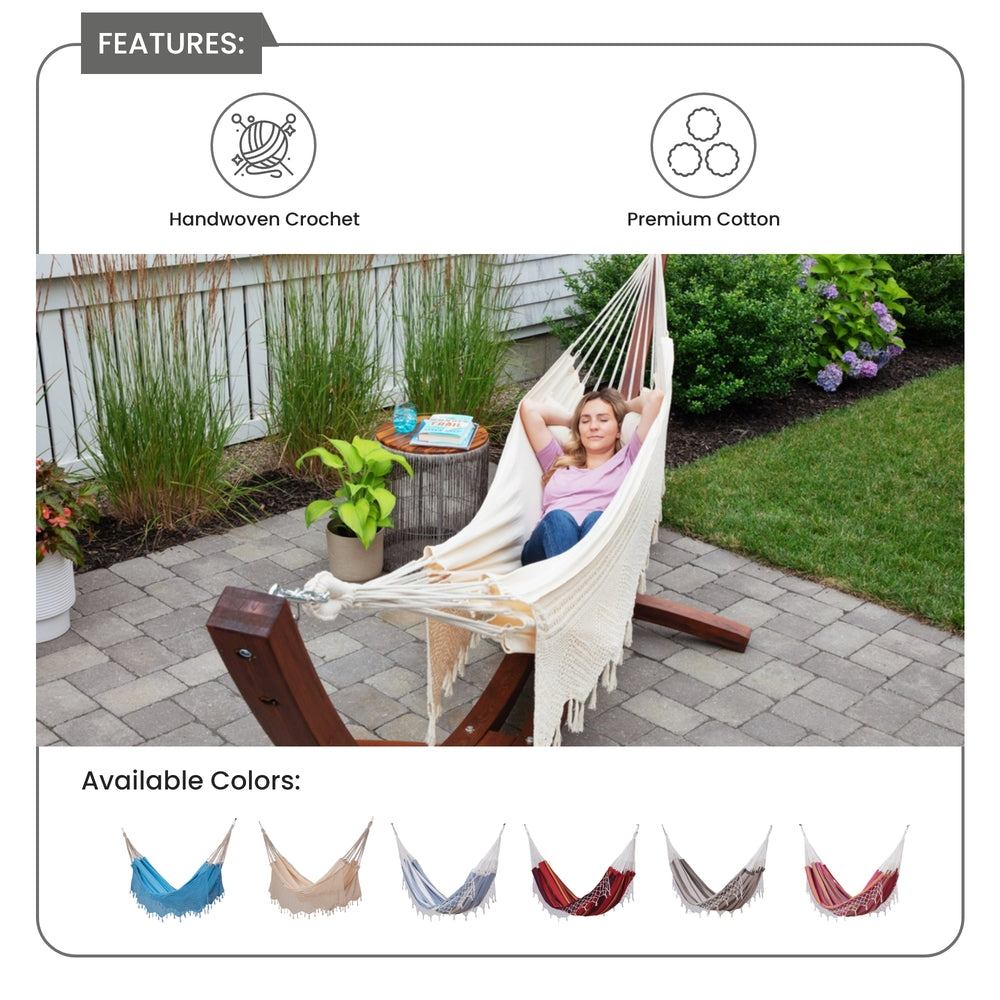Bahia Brazilian Patio Hammock - Double