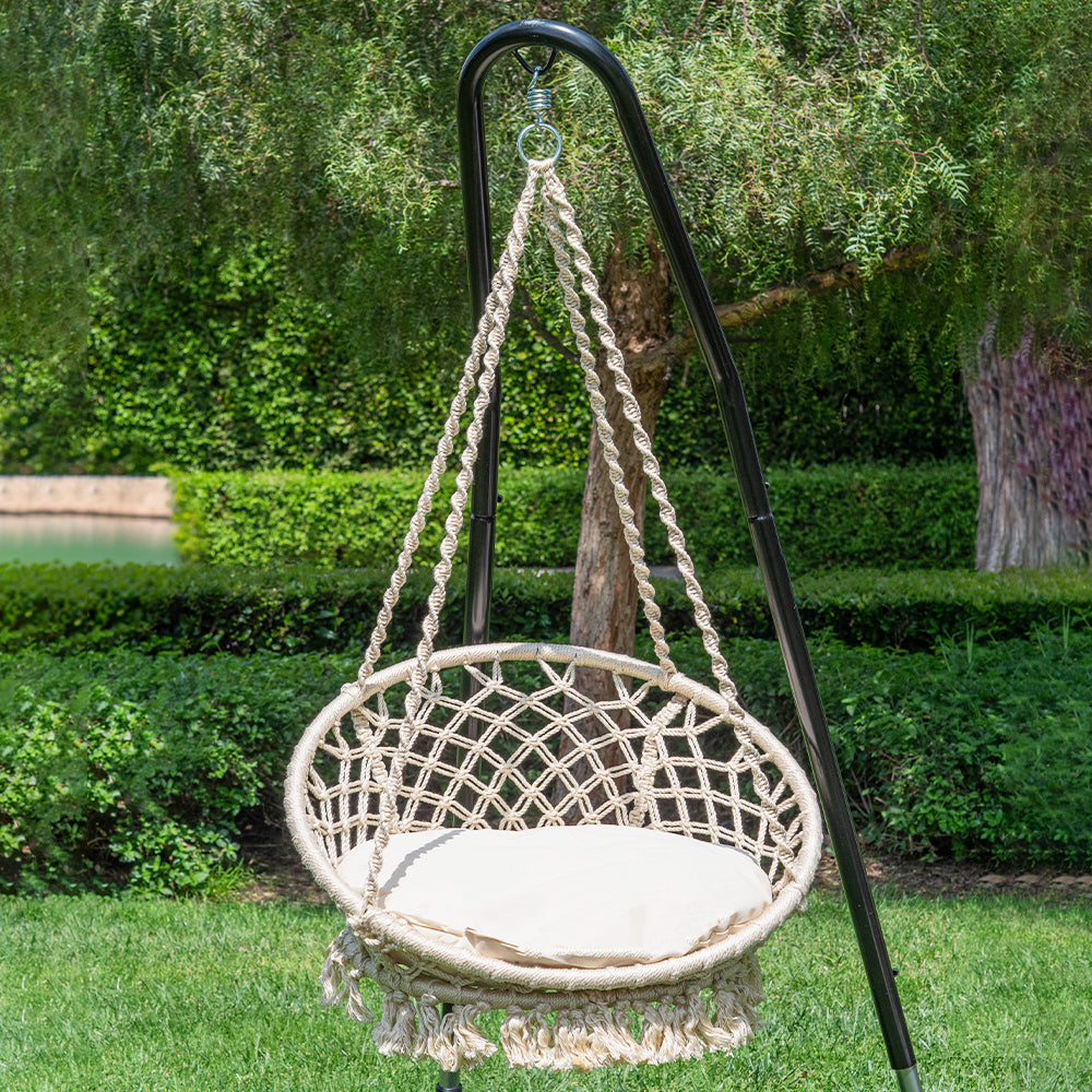 Bahia Macrame Hammock Swing Chair
