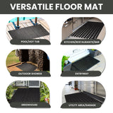 Hollow Drainage Rubber Floor Mat - Medium