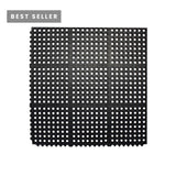 Interlocking Link Rubber Floor Mat - Select Size: 1 Pack, 4 Pack