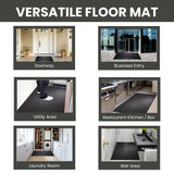 Maze Shoe Scraper Floor Mat