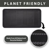 Chevron Rubber Boot Tray All Purpose Floor Tray (2 Pack)
