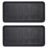 Footsteps Rubber Boot Tray All Purpose Floor Tray (2 Pack)