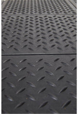 Checker Top Rubber Interlocking Floor Mat