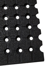 Circle Drainage Rubber Floor Runner Mat