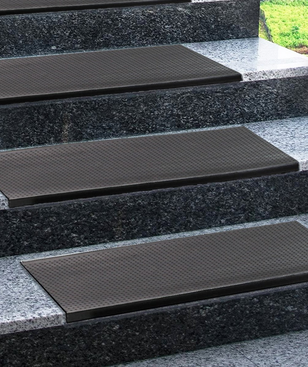Pin Rubber Stair Tread Mats (6 Piece Set)