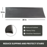 Pin Rubber Stair Tread Mats (6 Piece Set)