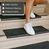 Pin Rubber Stair Tread Mats (6 Piece Set)