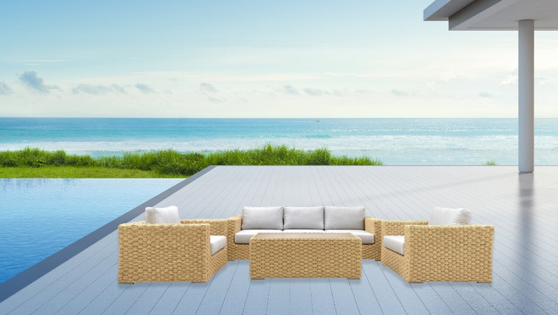 4-Piece Malibu Outdoor Patio Furniture Sofa Set
