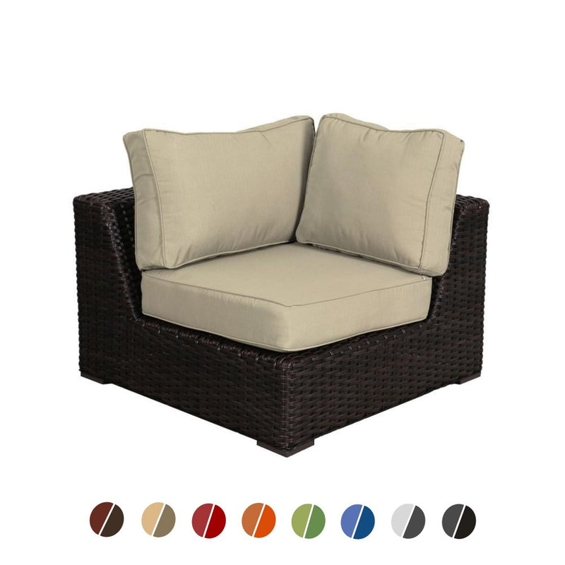 Santa Monica Outdoor Patio Furniture Corner Sectional