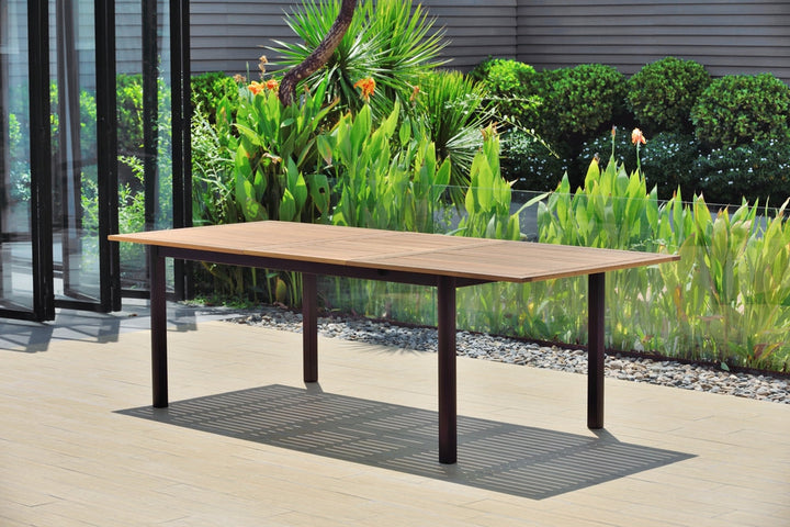 Amazonia Eucalyptus Patio Dining Table - 71-in L x 39-in W
