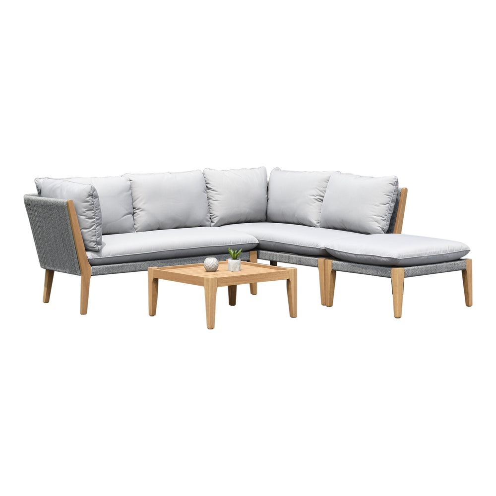 Amazonia 2 Piece Eucalyptus Patio Seating Set