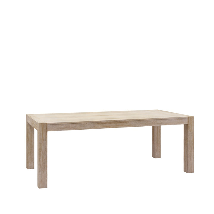 Midtown Concept Colorado 82.5-in L Dining Table Wood - Sand