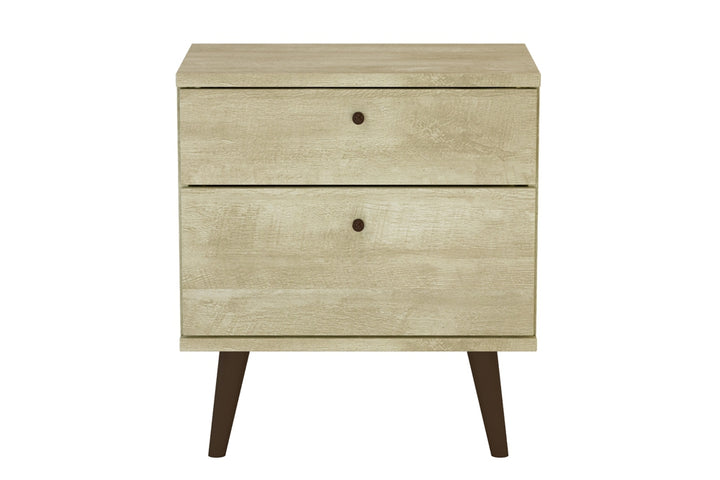 Midtown Concept 2-Drawer Nightstand MDF Wood - Sand