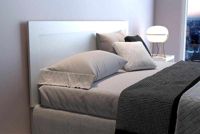 Midtown Concept King Headboard MDF Wood - White