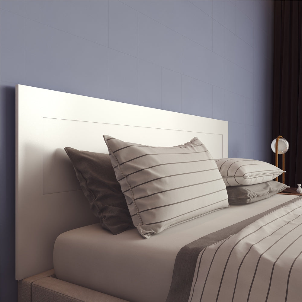 Midtown Concept King Headboard MDF Wood - White