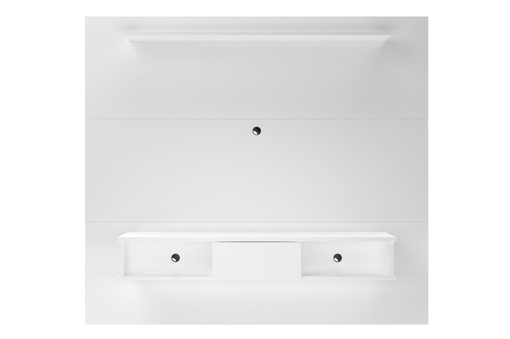 Midtown Concept Wall Mounted TV Shelf Board for 70-in TV - White