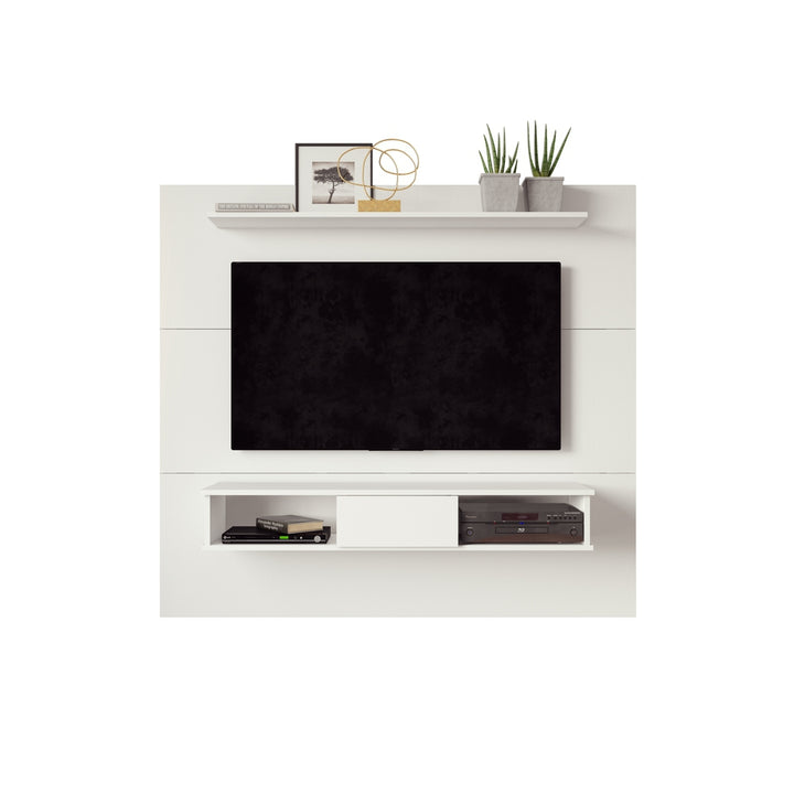 Midtown Concept Wall Mounted TV Shelf Board for 70-in TV - White
