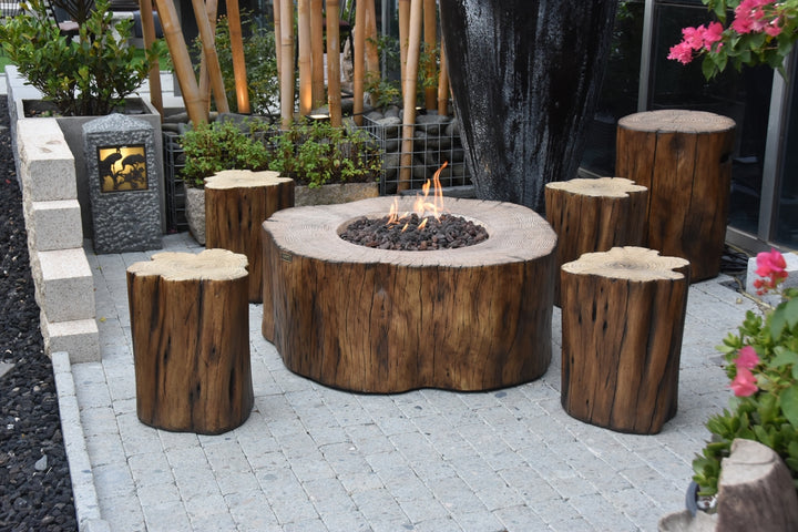 Manchester Outdoor Fire Pit Table - Select Fuel Type