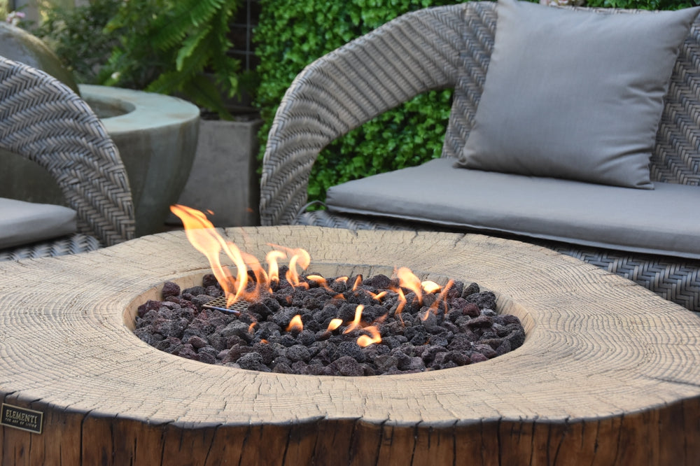 Manchester Outdoor Fire Pit Table - Select Fuel Type
