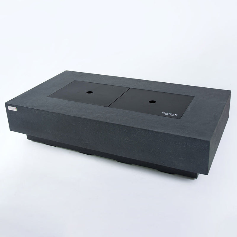 Positano Outdoor Dark Grey Fire Pit Table - Select Fuel Type