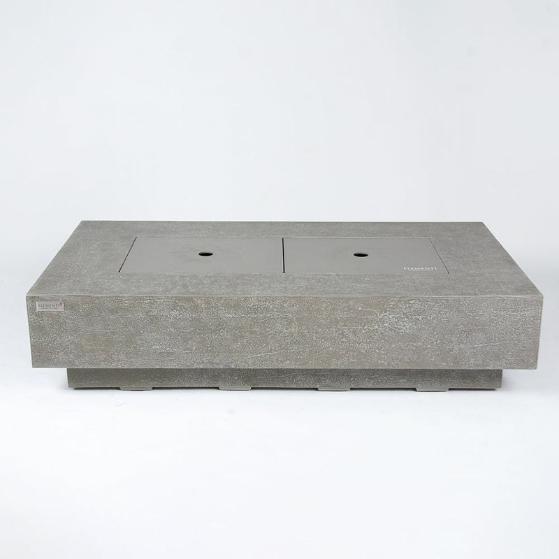 Riviera Outdoor Light Grey Fire Pit Table - Select Fuel Type