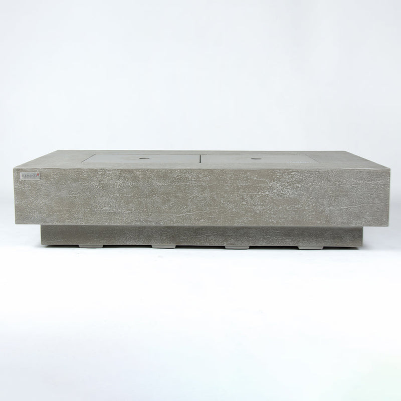 Riviera Outdoor Light Grey Fire Pit Table - Select Fuel Type