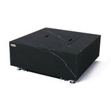 Sofia Outdoor Bulgaria Black Fire Pit Table - Select Fuel Type