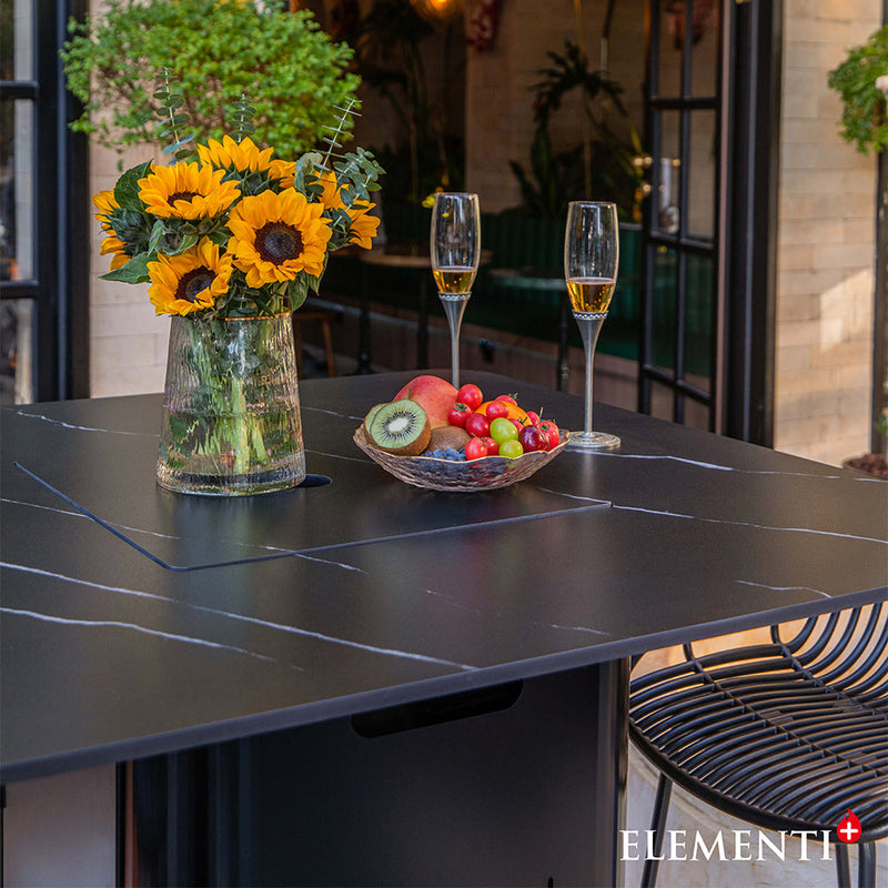 Elementi Plus Propane Fire Pit Black