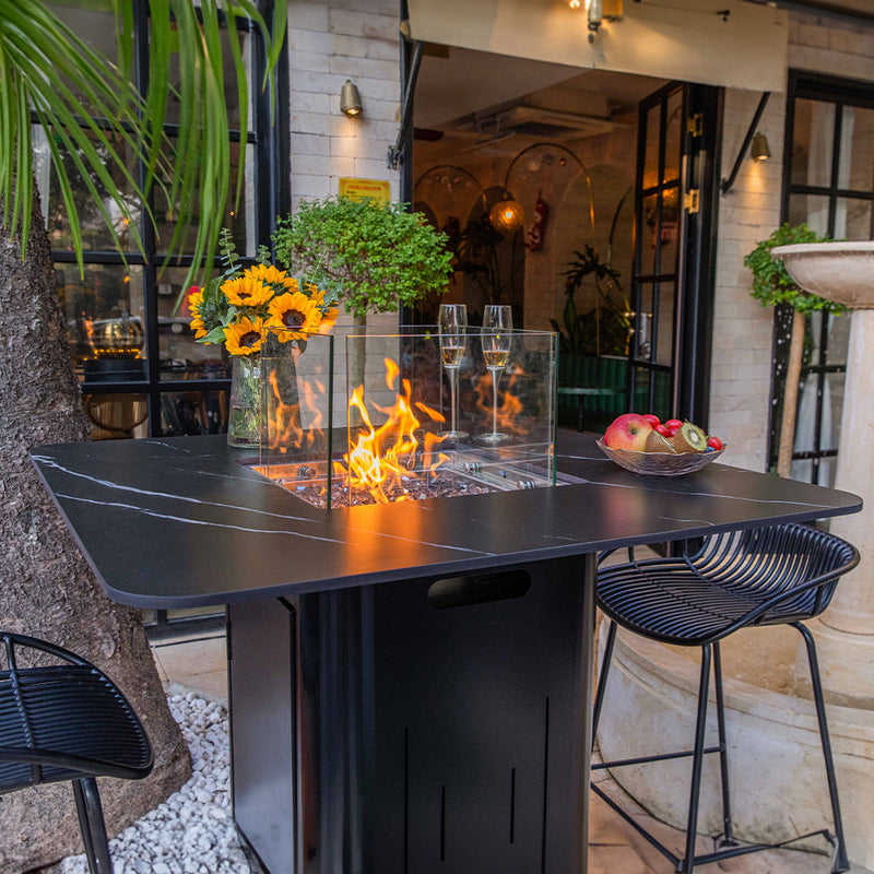 Elementi Plus Propane Fire Pit Black