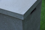 Elementi Outdoor Propane Tank Cover Hideaway Firepit Accessories Side Table - Grey