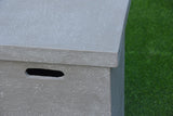 Elementi Outdoor Propane Tank Cover Hideaway Firepit Accessories Side Table - Grey