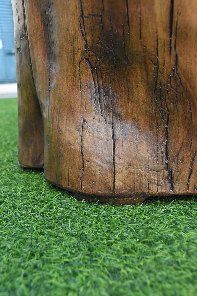 Elementi Outdoor Propane Tank Cover Hideaway Firepit Accessories Side Table-Driftwood