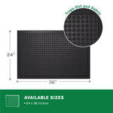 Bubble Scraper Rubber Floor Mat