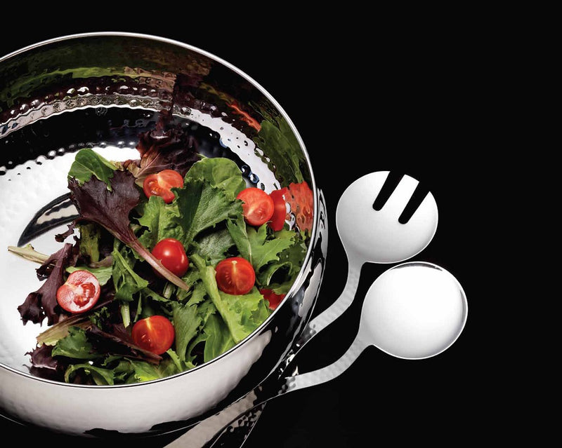 Belly Salad Bowl - Hammered & Shiny