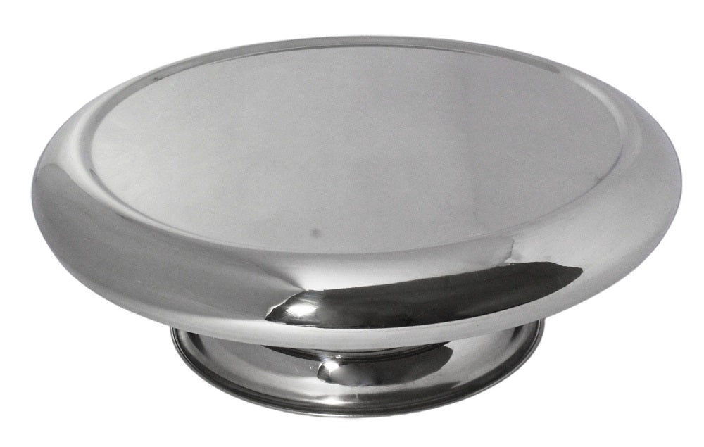 Cake Stand-Plain & Shiny - Stainless Steel