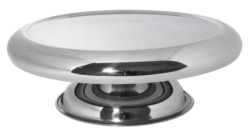 Cake Stand-Plain & Shiny - Stainless Steel