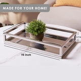 Serving Tray - Tubular - Stainless Steel - Rectangular
